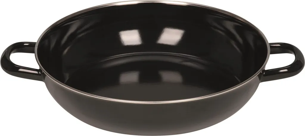 Riess Casserole Pan Ø28 cm Black Enamel Induction