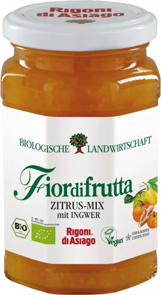 Rigoni di Asiago - Fiordifrutta citrus mix with ginger - 260g