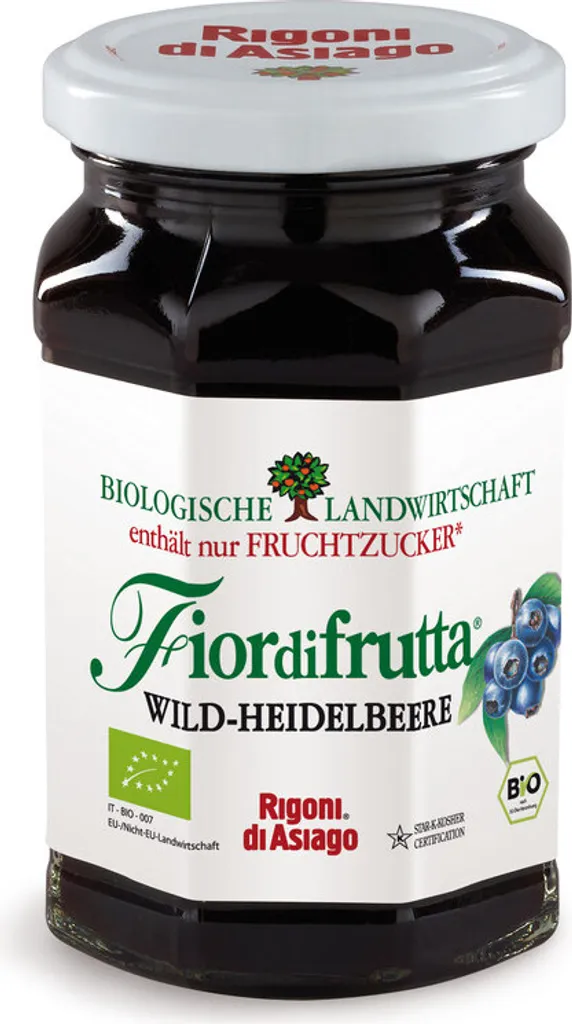 Rigoni di Asiago Fruit Spread Wild Blueberry 250g