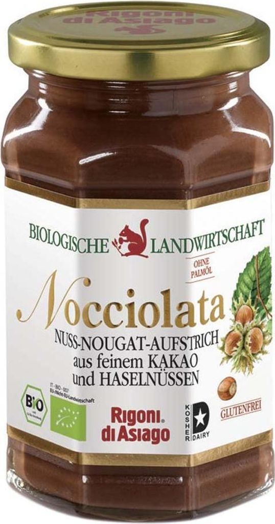 Rigoni di Asiago - Nocciolata - 6 x 270g | Hazelnut Nougat Cream | Hazelnut Cream without Palm Oil | Hazelnut Nougat Cream without Palm Oil | Spread