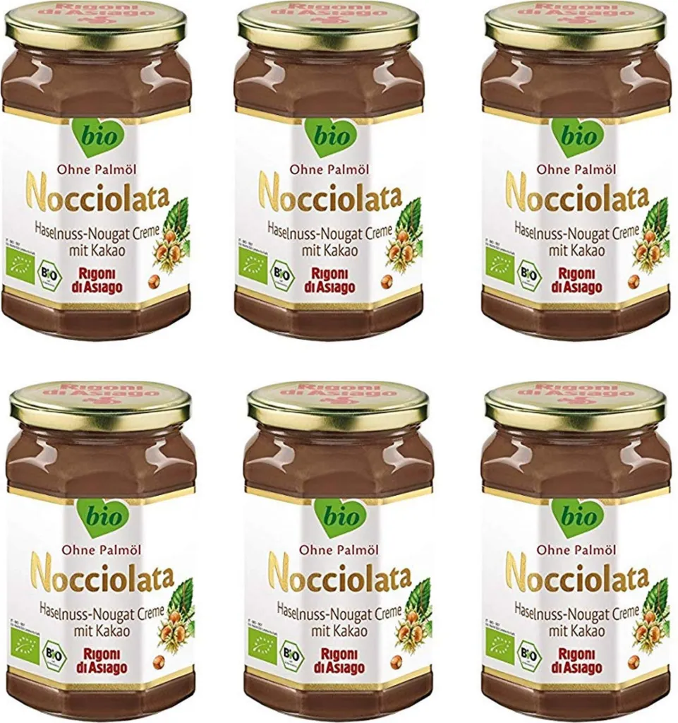 Rigoni di Asiago - Nocciolata - 6 x 700g | Hazelnut Nougat Cream | Hazelnut Cream without Palm Oil | Hazelnut Nougat Cream without Palm Oil | Spread 4200g