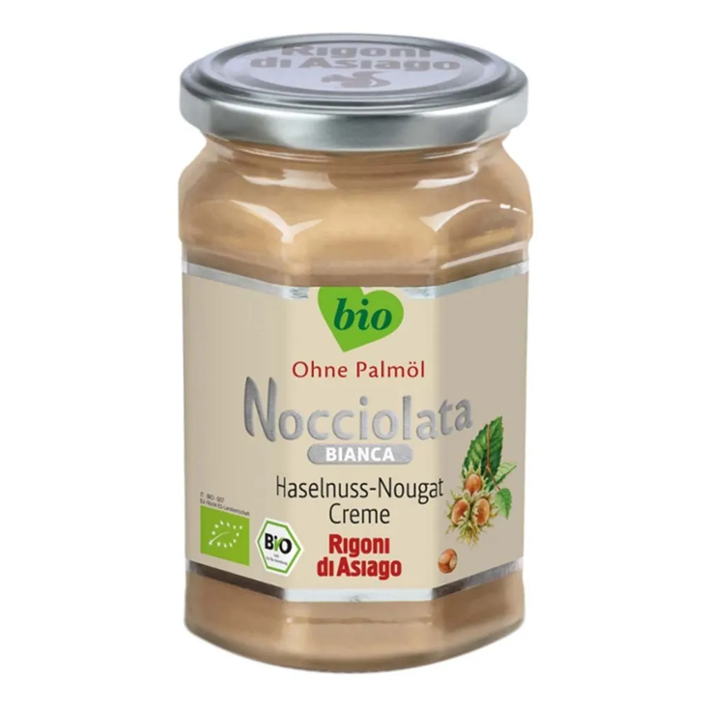 Rigoni di Asiago Nocciolata Bianca (250g) hazelnut nougat cream