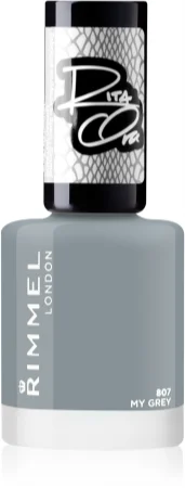 Rimmel 60 Seconds By Rita Ora quick-drying nail polish Farbton 807 My Grey 8 ml
