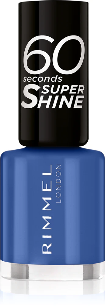 Rimmel 60 Seconds Super Shine Nail Polish Farbton 828 Danny Boy Blue! 8 ml