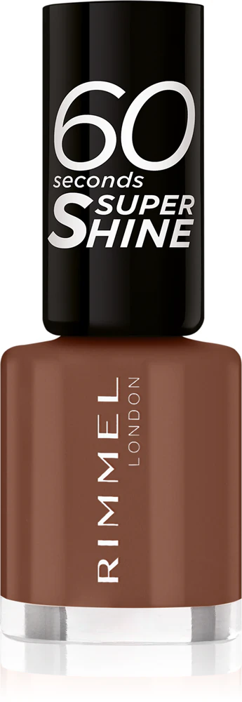 Rimmel 60 Seconds Super Shine Nail Polish Farbton 140 Chocolate Eclipse 8 ml