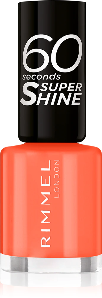 Rimmel 60 Seconds Super Shine Nail Polish Farbton 404 Ora-ngy Vibe 8 ml