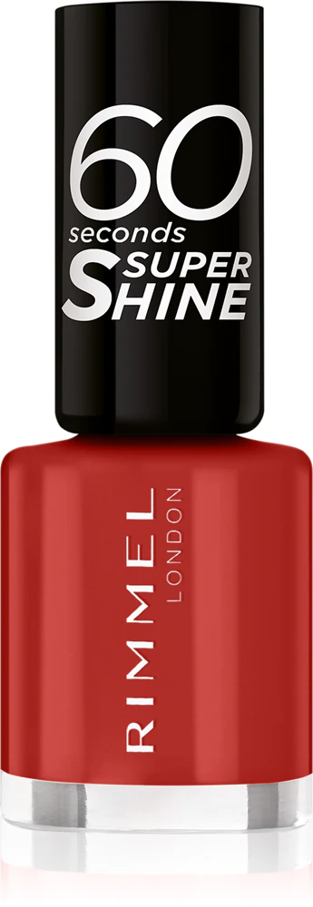 Rimmel 60 Seconds Super Shine Nail Polish Farbton 310 Double Decker Red 8 ml