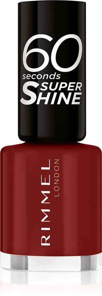 Rimmel 60 Seconds Super Shine Nail Polish Farbton 320 Rapid Ruby 8 ml