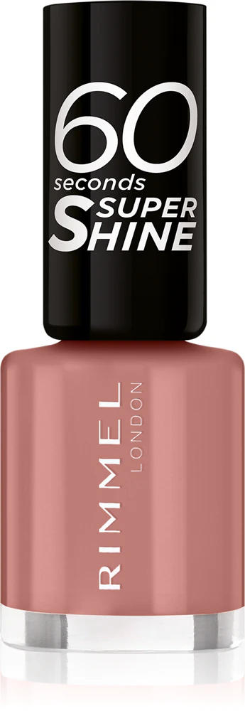 Rimmel 60 Seconds Super Shine Nail Polish Farbton 230 Mauve To The Music 8 ml