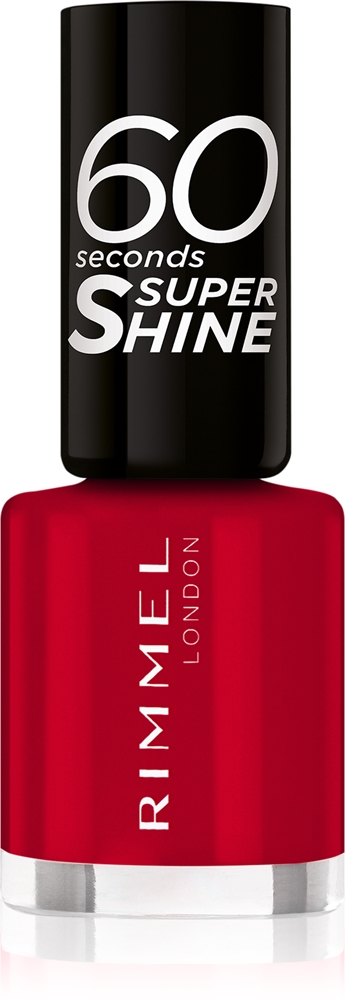 Rimmel 60 Seconds Super Shine Nail Polish Farbton 313 Feisty Red 8 ml