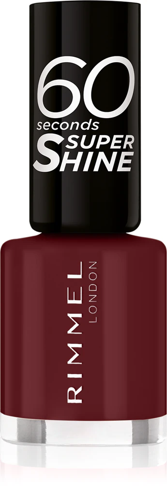 Rimmel 60 Seconds Super Shine Nail Polish Farbton 340 Berries And Cream 8 ml