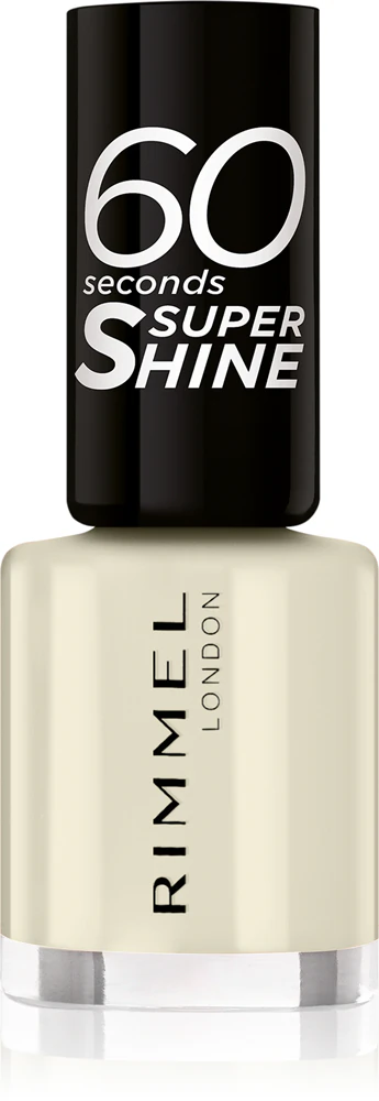 Rimmel 60 Seconds Super Shine Nail Polish Farbton 730 Silver Bullet 8 ml