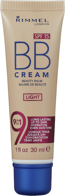 Rimmel BB Cream 9 in 1 BB Cream SPF 15 None