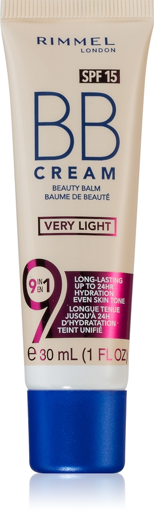 Rimmel BB Cream 9 in 1 BB Cream SPF 15 Farbton Very Light 30 ml