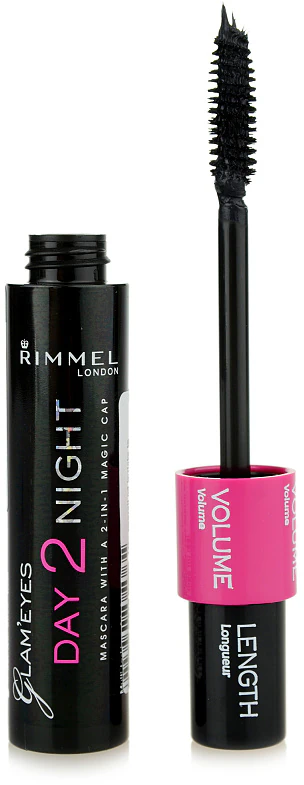 Rimmel Glam' Eyes Day 2 Night Mascara for longer and thicker eyelashes 2 in 1