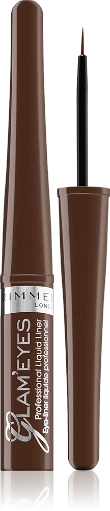 Rimmel Glam Eyes Liquid Eyeliners Farbton 002 Brown Velvet 3,5 ml