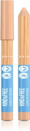 Rimmel Kind & Free eyeliner with intense color Farbton 5 Creamy White 1,1 g