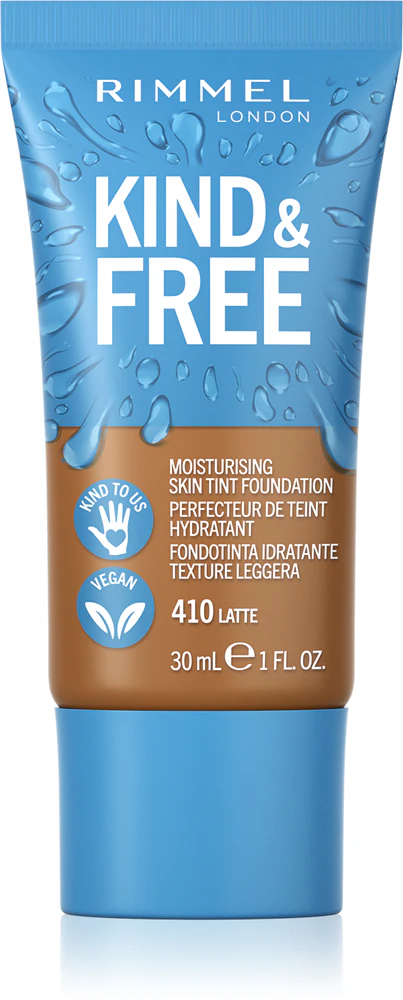 Rimmel Kind & Free light moisturizing make-up Farbton 410 Latte 30 ml