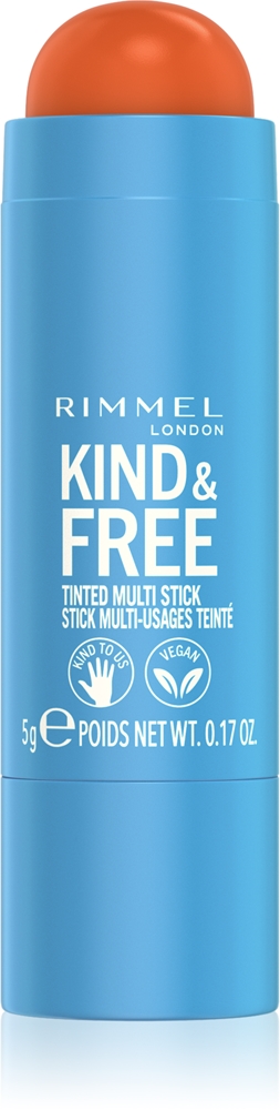 Rimmel Kind & Free multifunctional make-up for eyes, lips and face Farbton 004 Tangerine Dream 5 g