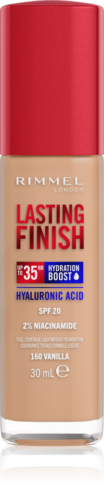 Rimmel Lasting Finish 35H Hydration Boost Hydrating Make Up SPF 20 Farbton 160 Vanilla 30 ml