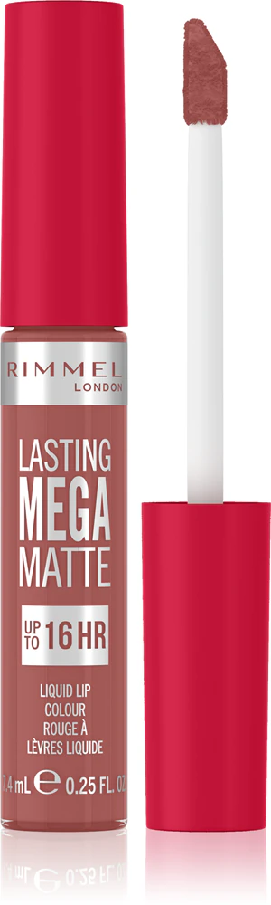 Rimmel Lasting Mega Matte Lightweight Matte Liquid Lipstick 16 Hours Farbton Pink Blink 7,4 ml