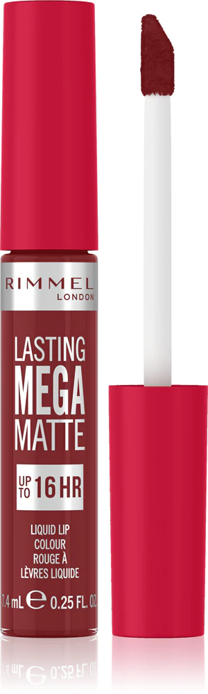 Rimmel Lasting Mega Matte Lightweight Matte Liquid Lipstick 16 Hours Farbton Ruby Passion 7,4 ml