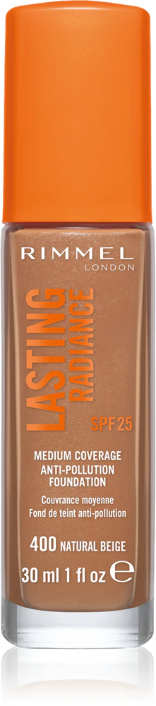 Rimmel Lasting Radiance Refreshing Makeup SPF 25 Farbton 400 Natural Beige 30 ml