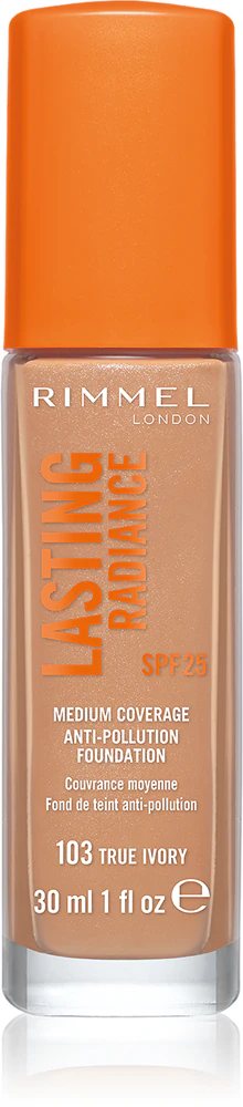 Rimmel Lasting Radiance Refreshing Makeup SPF 25 Farbton 103 True Ivory 30 ml