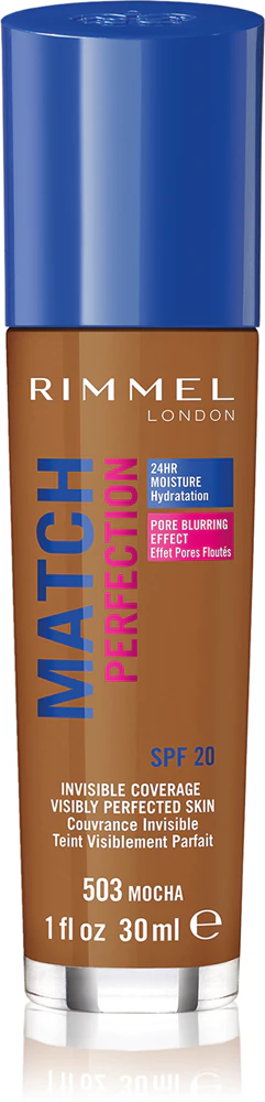 Rimmel Match Perfection Liquid Make-Up SPF 20 Farbton 503 Mocha 30 ml