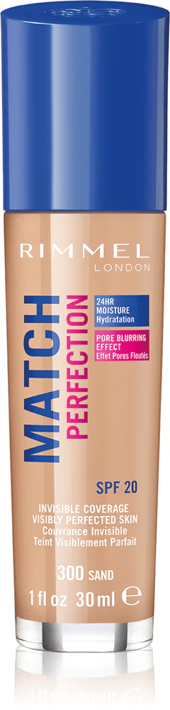 Rimmel Match Perfection Liquid Make-Up SPF 20 Farbton 300 Sand 30 ml