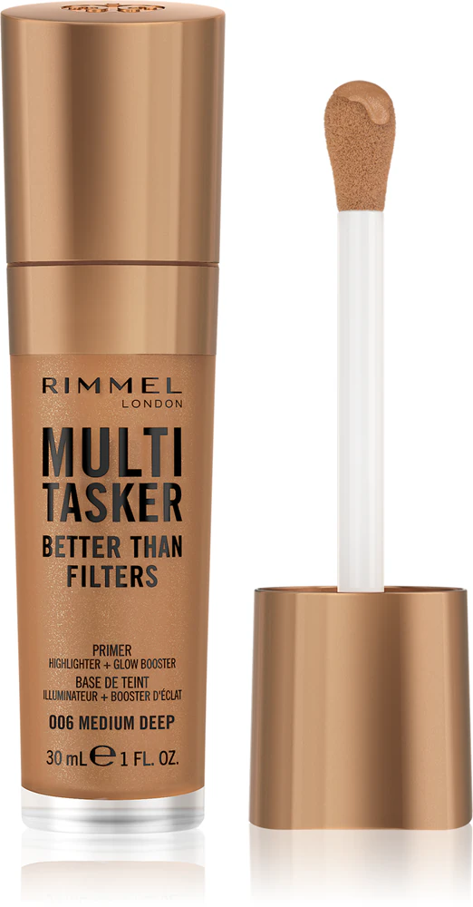 Rimmel Multi-Tasker Better Than Filters brightening makeup primer to unify skin tones Farbton 006 Medium Deep 30 ml
