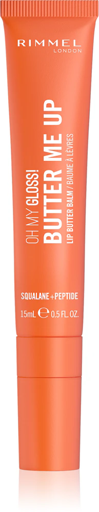 Rimmel Oh My Gloss! Butter Me Up Moisturizing Lip Balm Farbton 005 Coral Breeze 15 ml