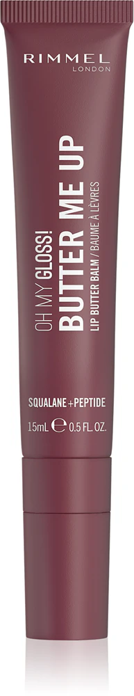 Rimmel Oh My Gloss! Butter Me Up Moisturizing Lip Balm Farbton 003 Mellow Mocha 15 ml