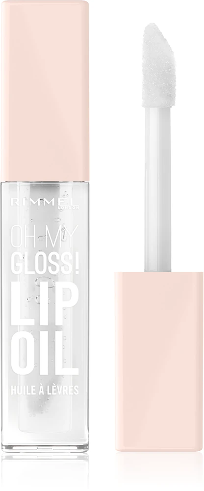 Rimmel Oh My Gloss! Lip Oil Lip oil with moisturizing effect Farbton 000 Clear Cloud 4,5 ml