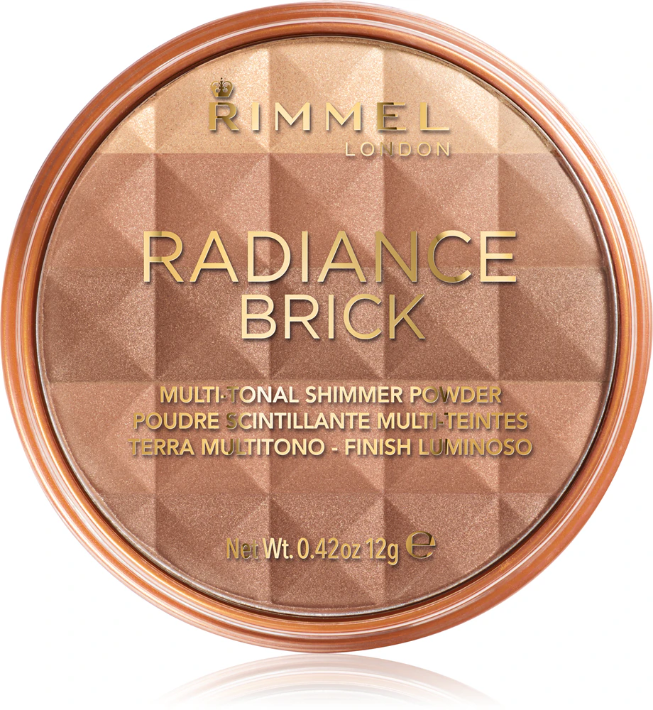 Rimmel Radiance Brick highliting bronzer powder