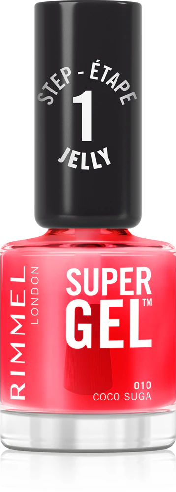 Rimmel Super Gel Gel Polish for Fingernails - no UV/LED lamp required Farbton 010 Coco Suga 12 ml