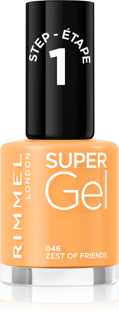 Rimmel Super Gel gel polish for fingernails - no UV/LED lamp required Farbton 046 Zest Of Friends 12 ml