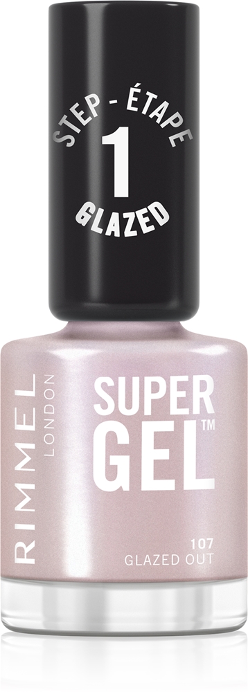 Rimmel Super Gel gel polish for fingernails - no UV/LED lamp required Farbton 107 Glazed Out 12 ml