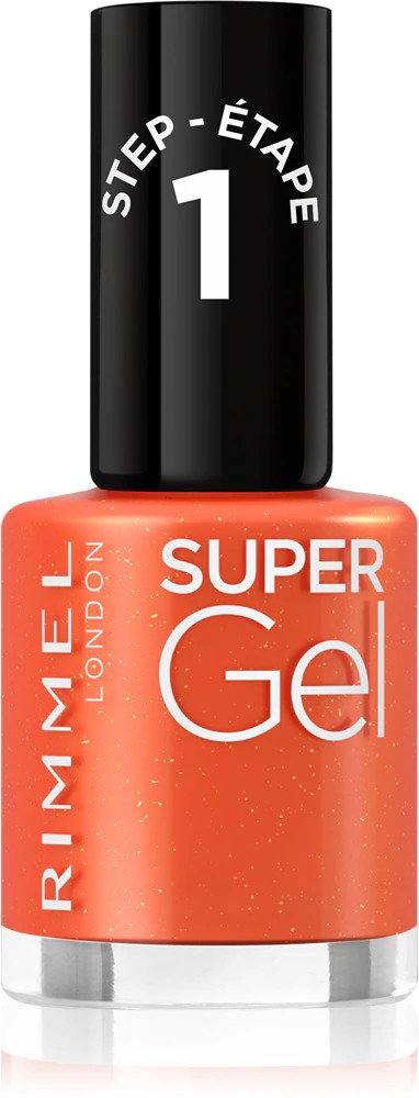Rimmel Super Gel gel polish for fingernails - no UV/LED lamp required Farbton 096 Heatwave Away 12 ml