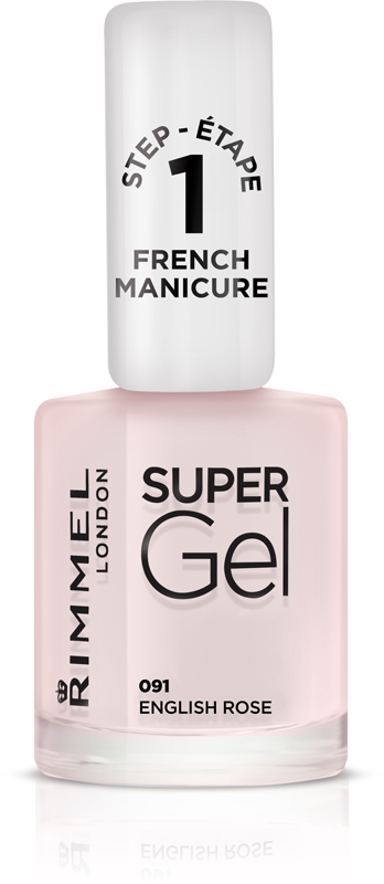 Rimmel Super Gel Step 1 Polish for French Manicure Farbton 091 English Rose 12 ml