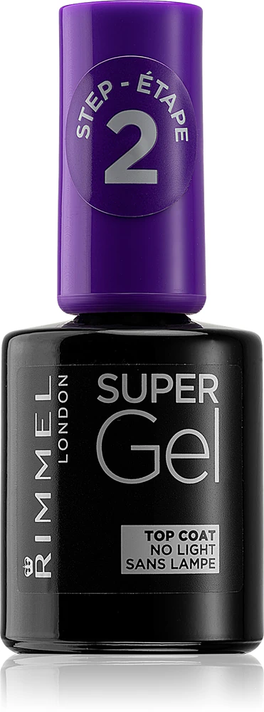 Rimmel Super Gel Step 2 glossy top protective polish for fingernails
