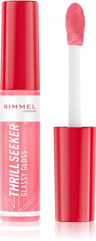 Rimmel Thrill Seeker Glassy Gloss lip gloss for more volume Farbton 500 Pine to the Apple 10 ml