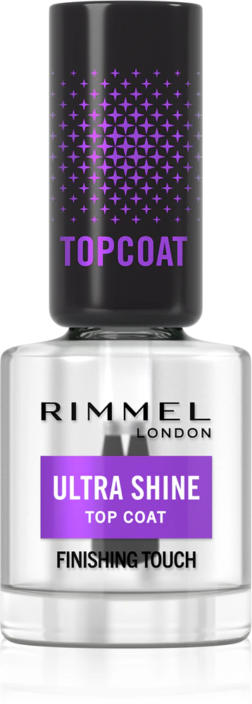 Rimmel Ultra Shine top coat for fingernails for complete protection and intense shine