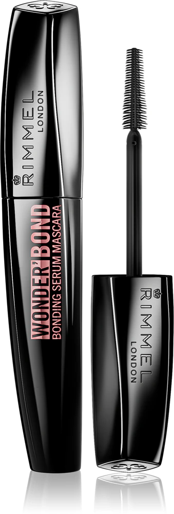 Rimmel Wonder Bond lengthening volume mascara supports the growth of eyelashes