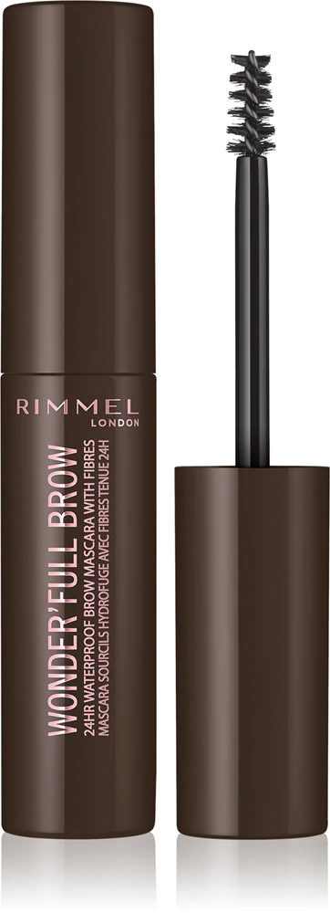 Rimmel WonderFull Brow Waterproof Eyebrow Mascara Farbton 003 Dark 4,5 ml