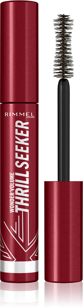 Rimmel WonderVolume Thrill Seeker volume mascara for curled lashes Farbton Black Brown 8 ml
