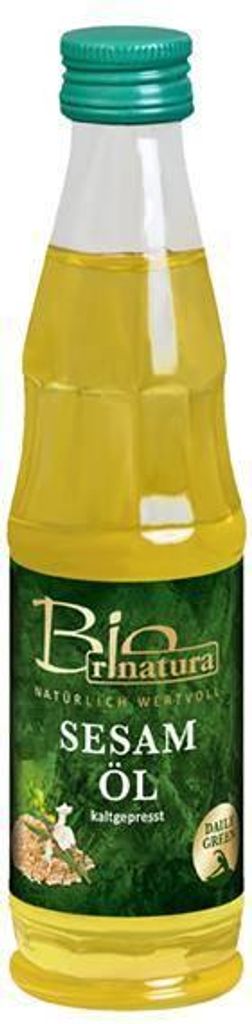 Rila Rinatura Cold-Pressed Sesame Oil 100ml Bottle Vegan Nutty Aroma 100 ml