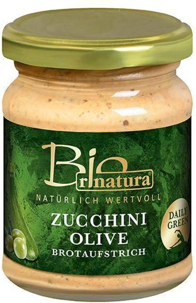 Rila Rinatura Zucchini Olive Spread 115g Jar Vegan Gluten-free Mildly Spicy