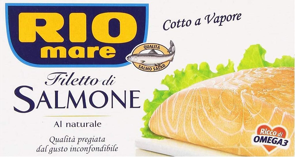 Rio Mare Steamed Salmon Fillet, natural. Steamed salmon fillet 6 x 150g, rich in Omega 3. 900g