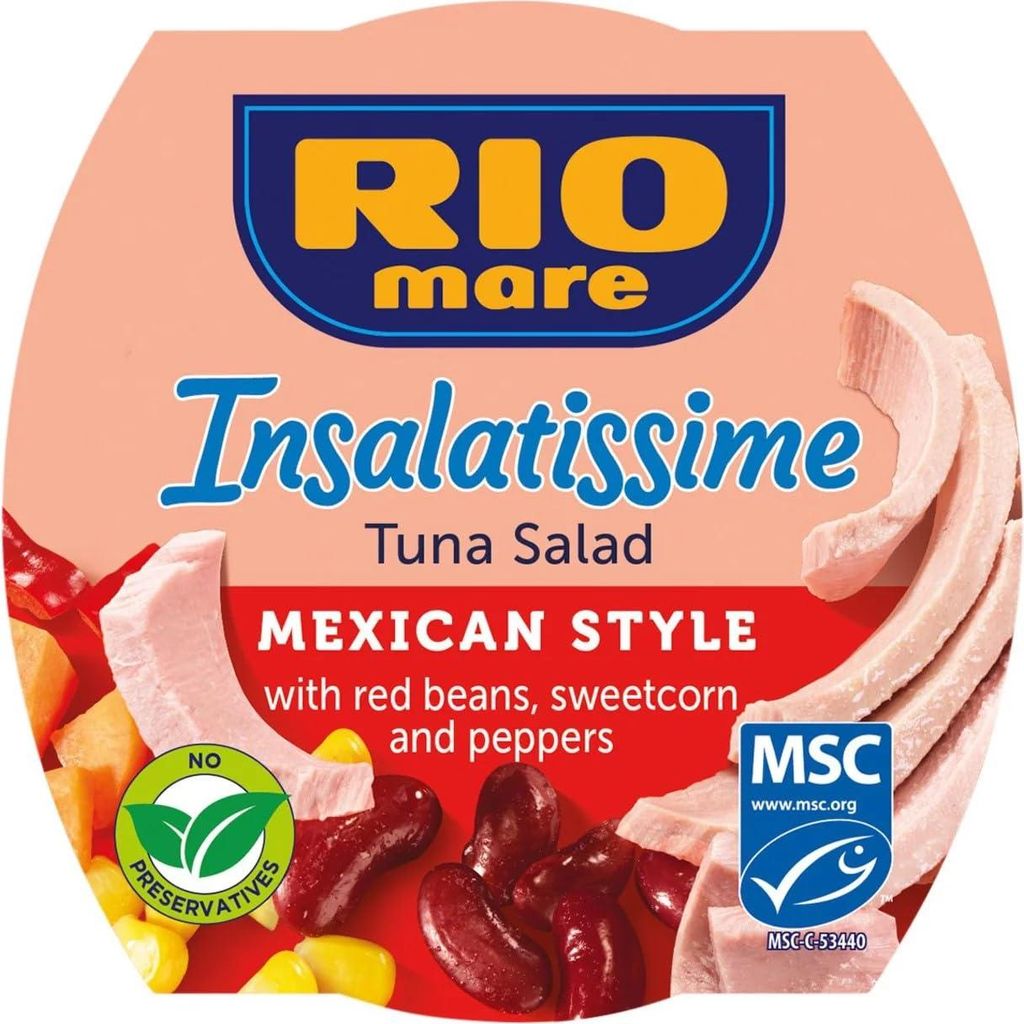 Rio Mare Tonno Insalatissime Messicana (Tuna, red beans, corn & peppers) 160g